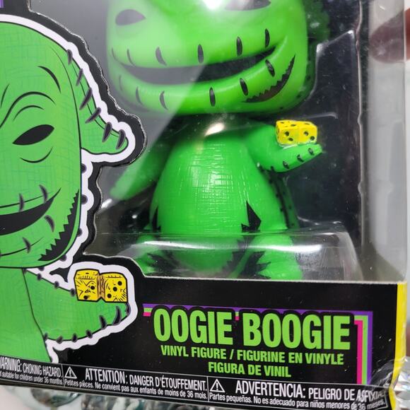 Funko Pop Nightmare Before Christmas Oogie Boogie Blacklight Vinyl Figure 39 New - Picture 3 of 5